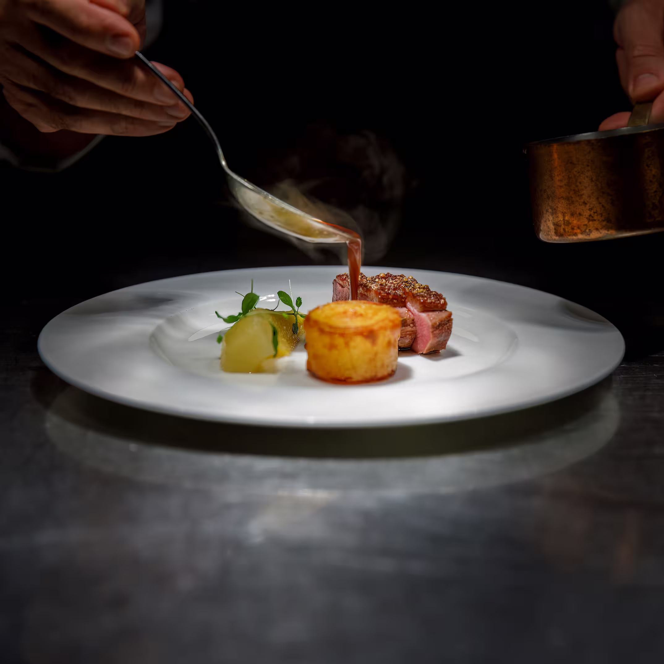 Fine dining plate